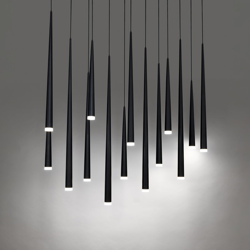 Cascade 14 - Light LED Pendant, Black