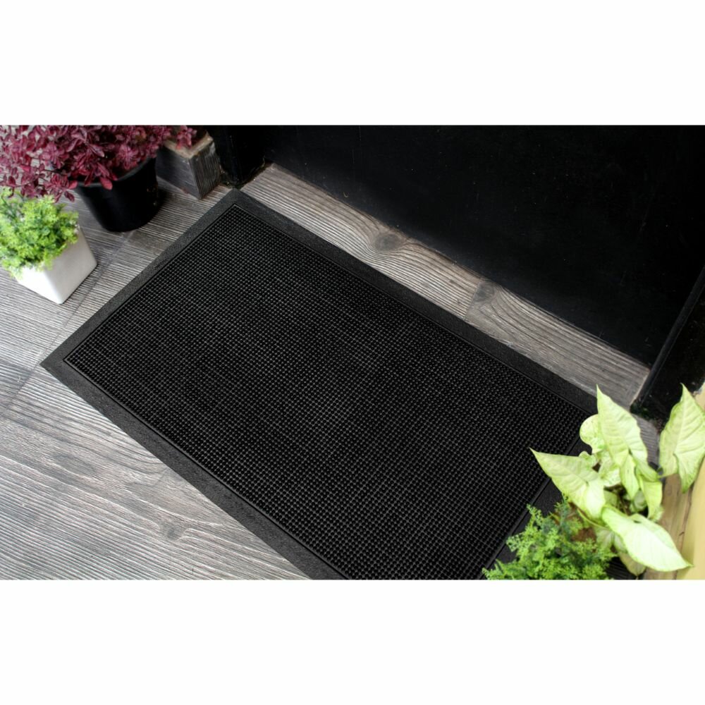 Venxuis Non-Slip Geometric Outdoor Doormat & Reviews