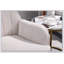 Fauteuil en sherpa moderne Mid-Century