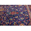Tapis oriental rétro vintage mauve-bleu marine 10 x 13
