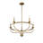 Longacre 5-Light Adjustable Height Wagon Wheel Chandelier-140312240