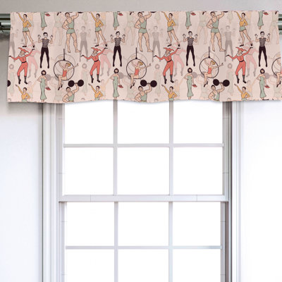 Sateen Ruffled Window Valance
