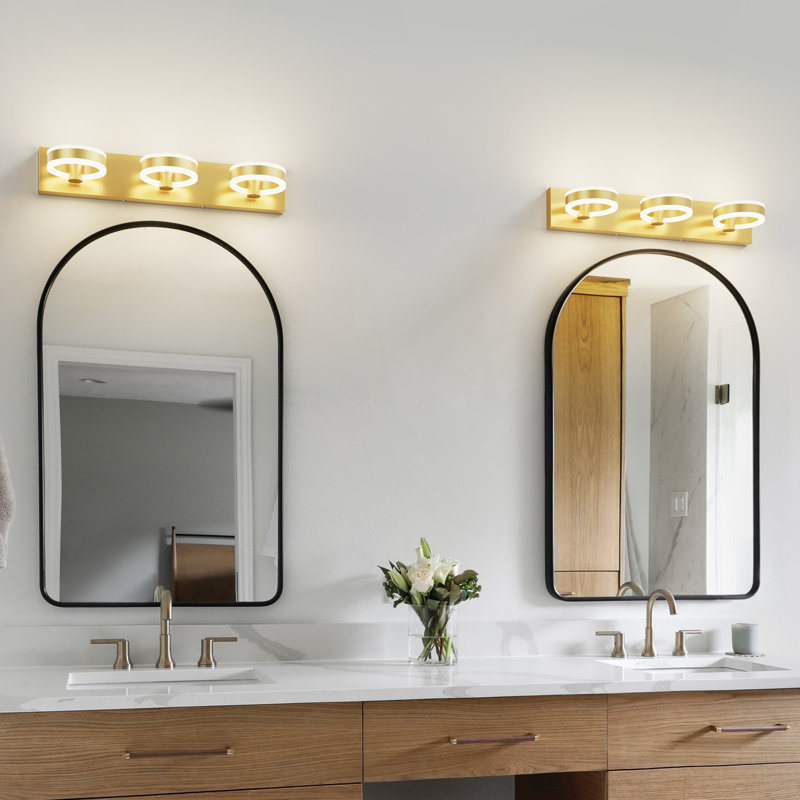 Ghian Dimmable LED Vanity Light, Gold