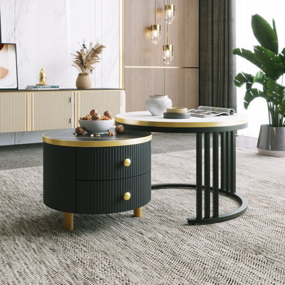 Amling Frame Coffee Table with Storage