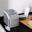 Machine à glaçons de comptoir en acier inoxydable avec fenêtre transparente Frigidaire, machine à glaçons transparente, 40 lb-42662439