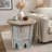  Douglaston Foldable Solid Wood End Table