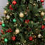 50 boules de Noël en plastique rouge / vert / or