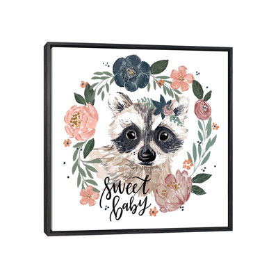 «Baby Woodland Lullaby IV» par Loni Harris, reproduction d'art graphique encadrée sur papier