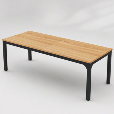 Rectangle Executive Desk with Robust Construction and Expansive Workspace for Modern Home Office
