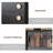 Black Solid  Wood Display Cases-121252382
