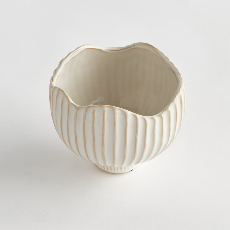 Conservatory Handmade Ceramic Planter, White