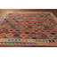 Tapis oriental à motif géométrique Kilim All-Over 8 x 10