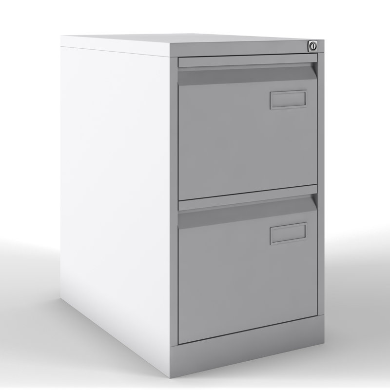 Light 41.3cm Wide 2 -Drawer File Cabinet, Light grey