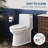 Lavie Craft Symmetry Dual Flush Elongated One-Piece Toilet Standard Toilet with Comfort Seat Height