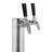 Kegco Stainless Steel Dual Tap Half Barrel (Full Size) and Mini Keg Draft Tower with Door Lock and Adjustable Temperature for Commercial Use-59779056