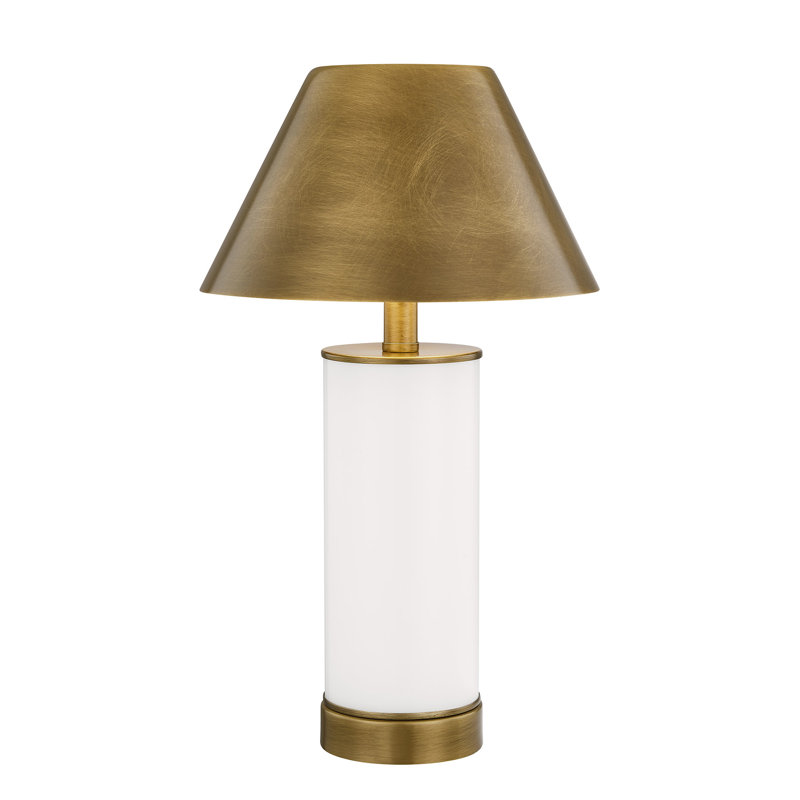 Lampe de table rechargeable à DEL 1 lumière Molly, Blanc