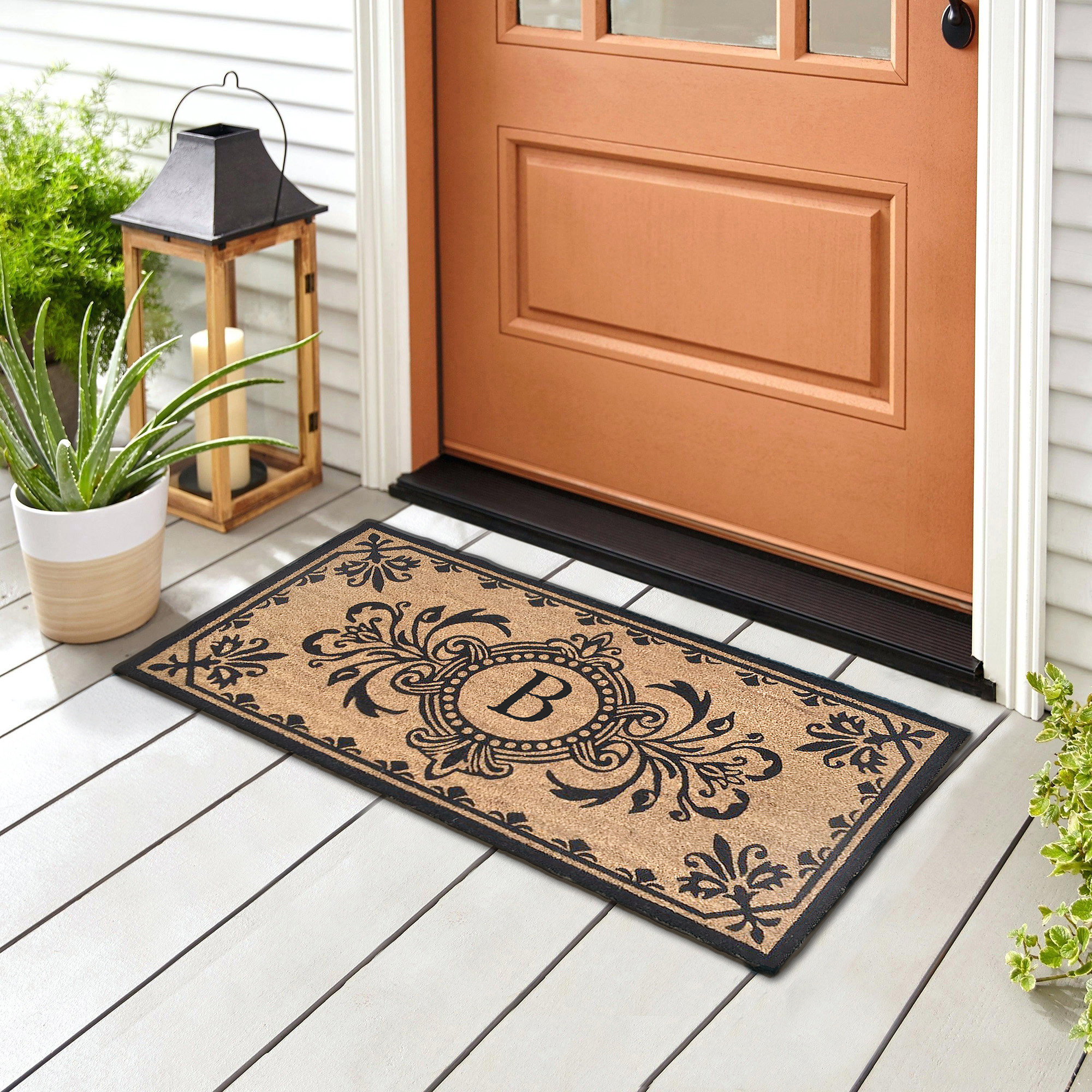 Andover Mills™ B Initial Doormat
