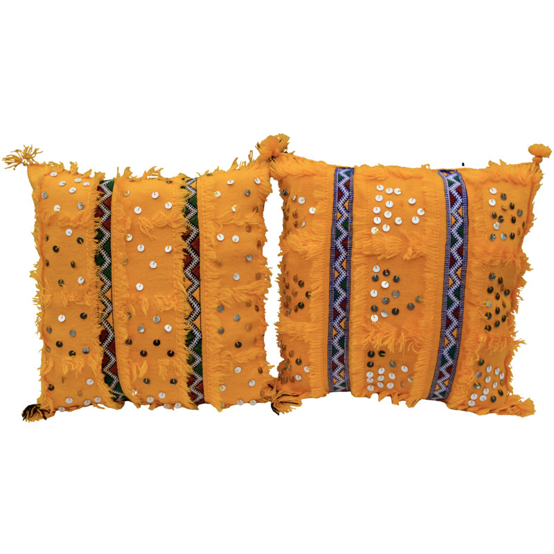 Rectangular Pillow Cover & Insert, Orange/Red/White/Purple