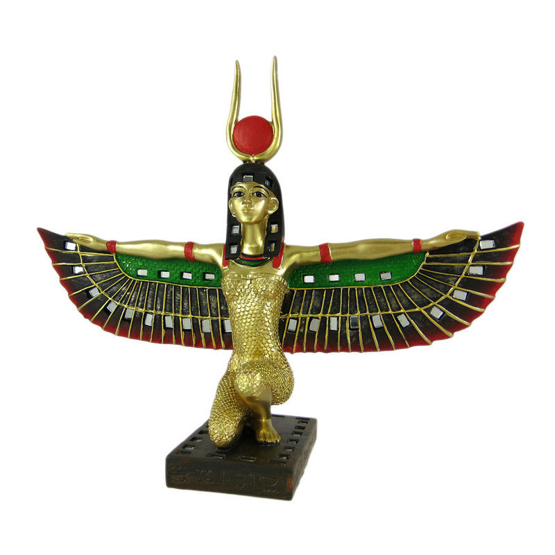 Statue de la déesse égyptienne ailé Mythology