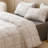 Comforter Set Geometric Bedding Set 3 Pieces Strips Grid Comforter Set-119687716-115712540