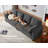 Corduroy Modular Sectional Couch with Ottoman Chaise, L Shaped 4-seat Sofa for Living Room, Apartment, Lounge, Modern Armrest Neck Support Furniture-904858137