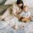 Non-Slip Runner Rug Washable Distressed Boho Geometric Medallion Pattern Carpet-1060034955-1060034953