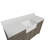 Yorkshire 60'' Single Bathroom Vanity with Engineered Stone Top-921725534