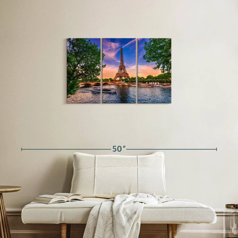 Sebbie Paris Eiffel Tower, 20" H x 33" W