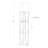 Maxwell 63 in. 3-Shelf USB-Charging LED Floor Lamp with Fabric Square Shade-629407951-628019176