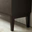 Buffet console, armoire multimédia avec tablettes réglables