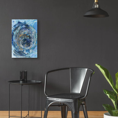  «Waterspout 2» par Alicia Ludwig, art mural en verre acrylique, 16 po x 24 po