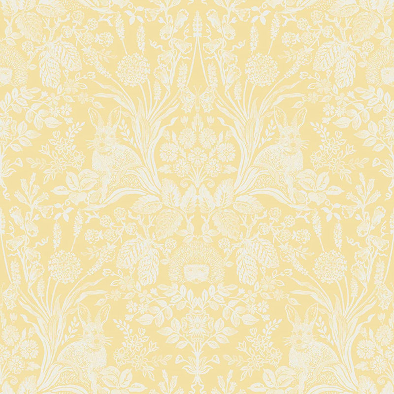 Jaclyn 10.05m x 53cm Matte Wallpaper Roll, Yellow