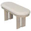Ensemble de table de salle à manger en bois massif avec banc - Ensemble de table de salle à manger rembourré 6 pièces avec banc, mobilier de cuisine de ferme moderne bicolore pour les réunions de famille