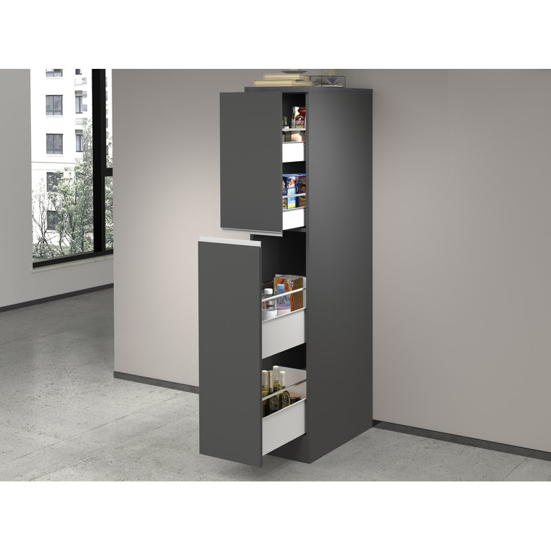 Pameal 164.5 cm H Kitchen Pantry, Grey