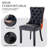 Kingson Modern Glam Tufted Two-Tone Dining Chair with Nailhead Trim & Back Pull Ring-9081305-64230962