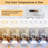 24W Dimmable LED Ceiling Light, 1600 Lumens, Warm White