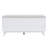Trexm Boho Rattan Entryway Bench With Storage, Cushioned Shoe Bench With Double Doors, Wooden Shoe Organizer Bench For Entryway And Hallway (White)-371117882