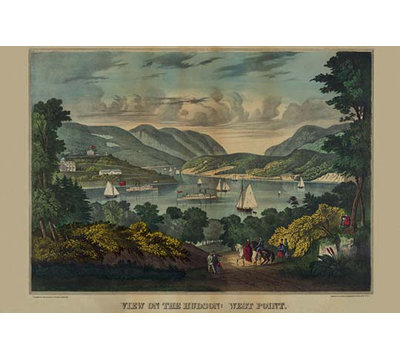 View On The Hudson - West Point - Unframed Graphic Art