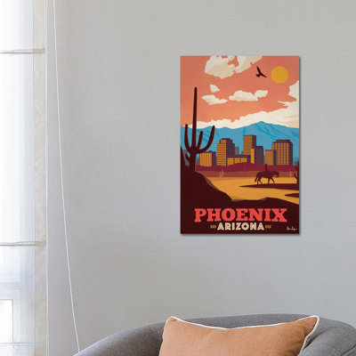 Phoenix by IdeaStorm Studios - Wrapped Canvas Print