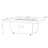 42 Inch Gas Fire Pit Table, Rectangle Design With Cement-Imitating Texture For Patio And Backyard Heating