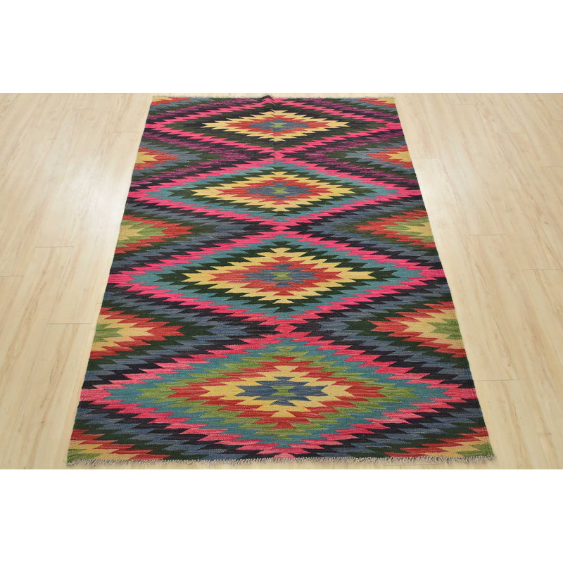 Ridler One-of-a-Kind 4'9" X 6'10" New Age Wool Area Rug in
