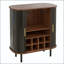 Armoire à vin cannelée avec 8 casiers à vin et 5 tablettes réglables-129933405