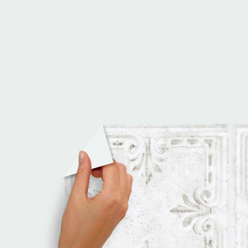Adhésif décoratif géant blanc