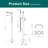 Topcraft Freestanding Bathtub Filler With Handheld Showerhead-123398880