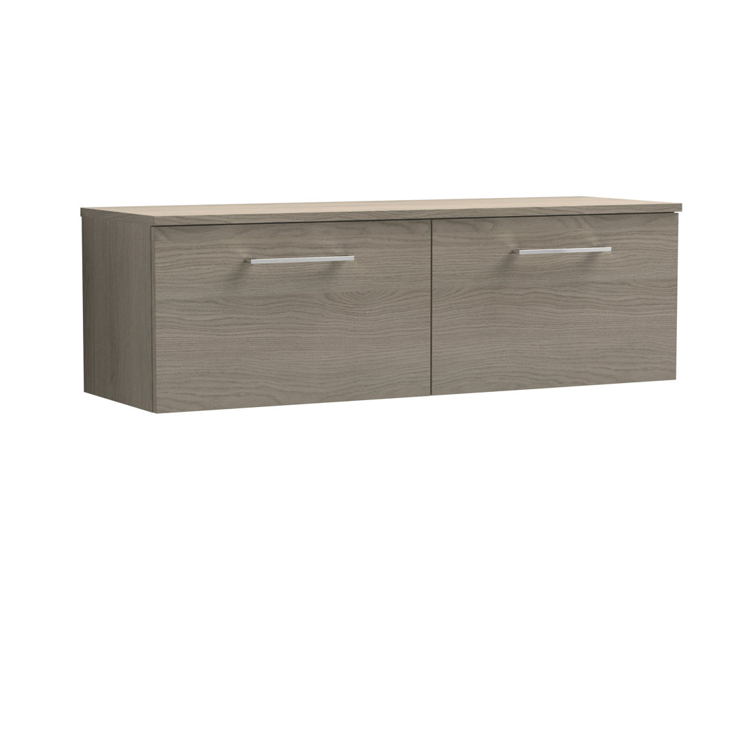 Arno 1205mm Wall Hung Single Vanity with Worktop