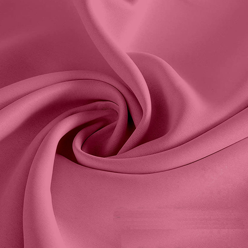 Paire de rideaux occultant et isolants avec œillets , 46 po x 63 po, Rose