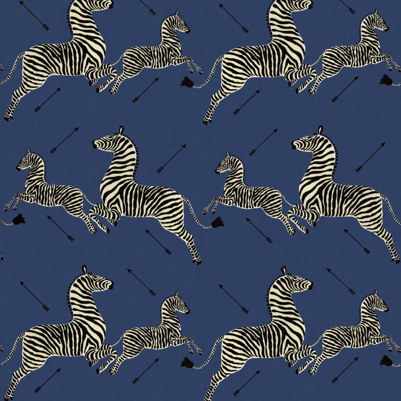 Tissu zèbres, Denim
