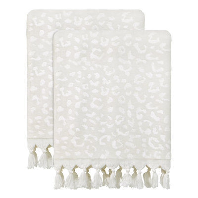 Nicole Miller Celina 100% Cotton Midweight Jacquard Bath Towel