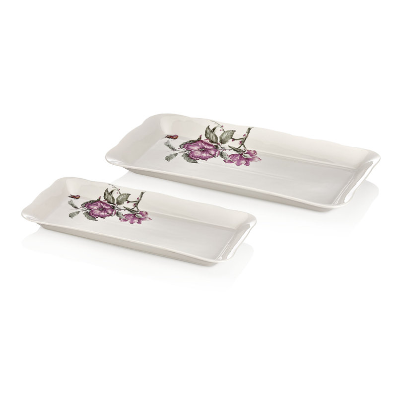 Ensemble de 2 plaques d'appoint Gemma