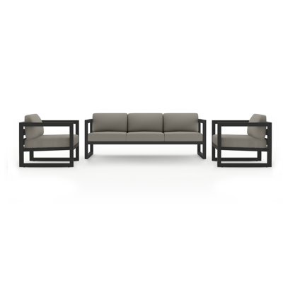 Avion 5 - Person Patio Conversation Set with Cushions